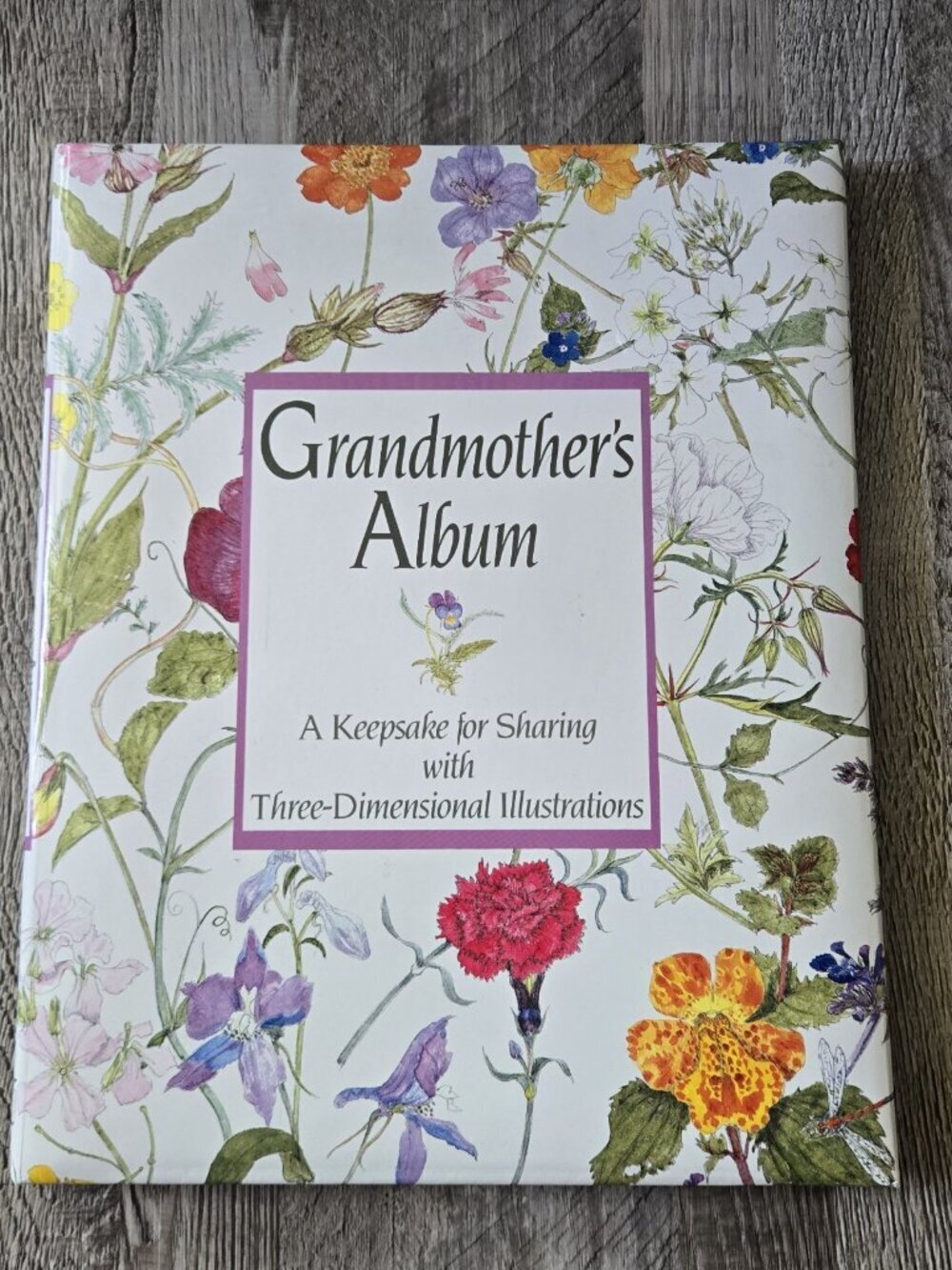 Beshlie Grandmother's Album A Keepsake for Sharing Pop-Up Floral Book '92 1st Ed - Picture 15 of 15